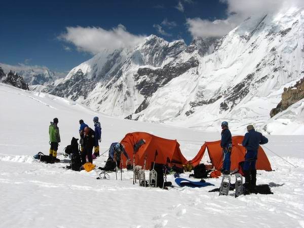 K2 West Face, Camp 1