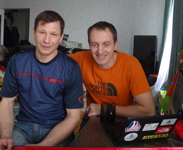 Alexey Bolotov and Denis Urubko