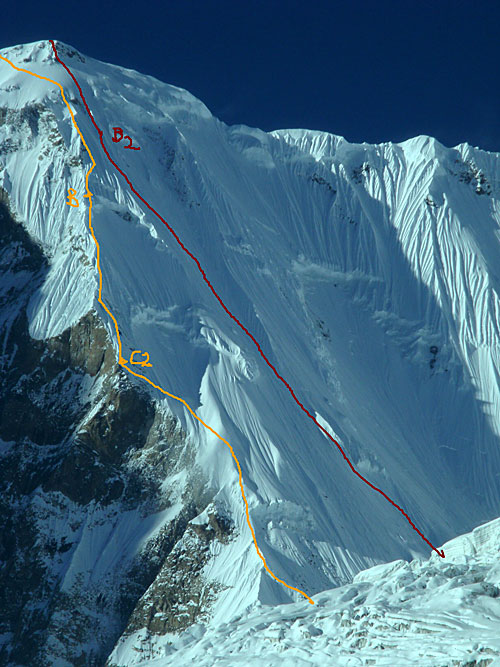 Annapurna solo climb 2007